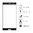 Full Coverage Tempered Glass Screen Protector for Sony Xperia XZ2 Premium - Black